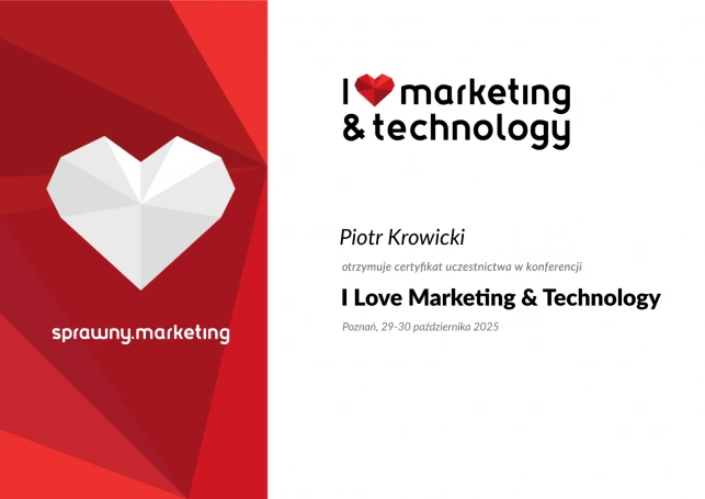 Zdjęcie nr 1 z galerii Udział w konferencji „I Love Marketing & Social Media”