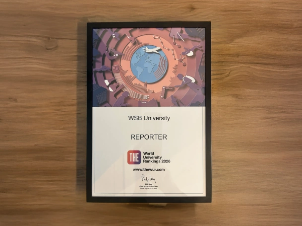 Zdjęcie nr 2 z galerii Gala THE World University Rankings 2025 – wyróżnienie dla Akademii WSB