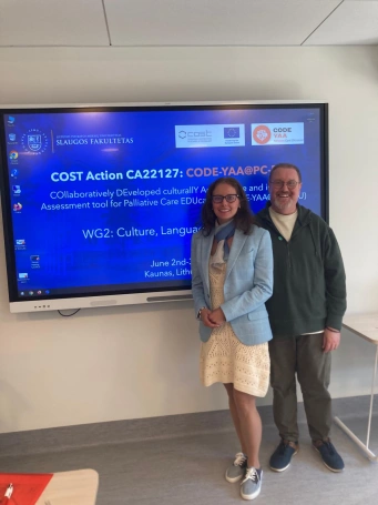 Zdjęcie nr 3 z galerii Międzynarodowy warsztat COST CA22127 dotyczący Glossary of Terms in Palliative Care na Litwie w Kownie