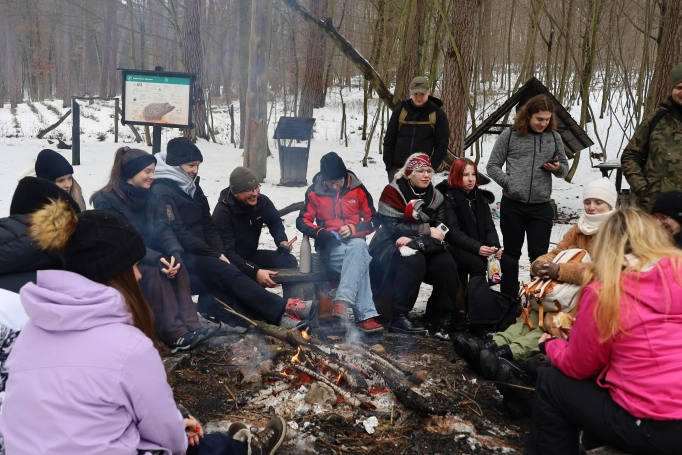 Zdjęcie nr 30 z galerii Zajęcia terenowe &ndash; symulacja poszukiwań os&oacute;b zaginionych w rozległym terenie otwartym