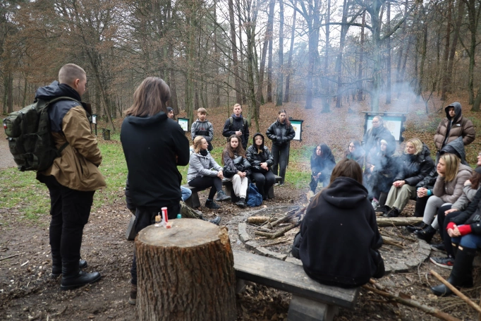 Zdjęcie nr 29 z galerii Zajęcia terenowe &ndash; symulacja poszukiwań os&oacute;b zaginionych w rozległym terenie otwartym
