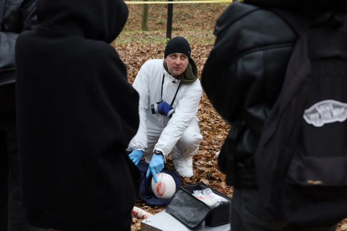 Zdjęcie nr 12 z galerii Zajęcia terenowe &ndash; symulacja poszukiwań os&oacute;b zaginionych w rozległym terenie otwartym