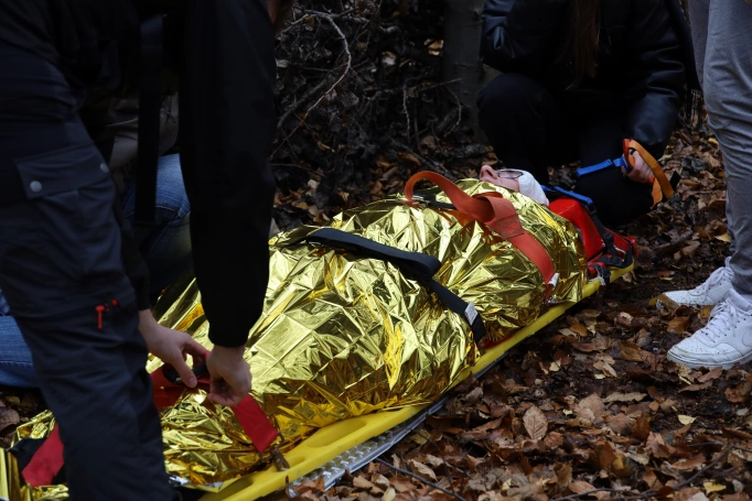 Zdjęcie nr 9 z galerii Zajęcia terenowe &ndash; symulacja poszukiwań os&oacute;b zaginionych w rozległym terenie otwartym