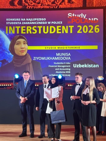 Zdjęcie nr 2 z galerii Studentka Akademii WSB z tytułem najlepszej studentki zagranicznej w Polsce.
