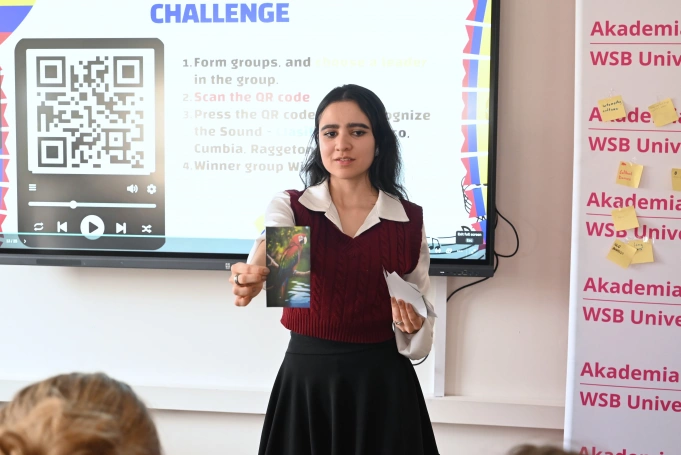 Zdjęcie nr 4 z galerii International workshops about Colombia at a partner school of WSB University 