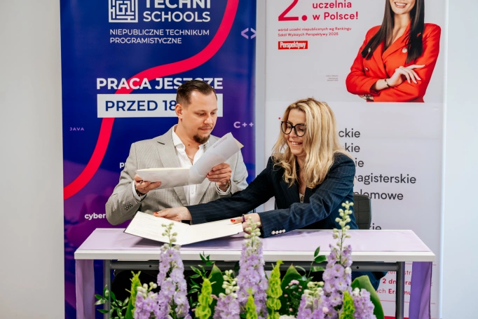 Zdjęcie nr 3 z galerii Zaprogramowani na wsp&oacute;łpracę. Techni Schools szkołą patronacką Akademii WSB Warszawa 