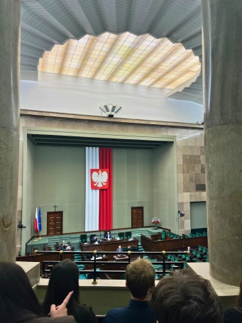 Zdjęcie nr 2 z galerii A Student Visit to the Heart of Polish Legislation