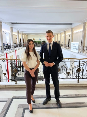 Zdjęcie nr 3 z galerii A Student Visit to the Heart of Polish Legislation