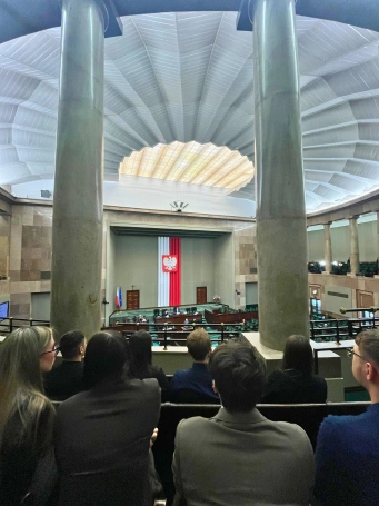 Zdjęcie nr 8 z galerii A Student Visit to the Heart of Polish Legislation