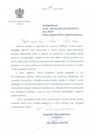 Zdjęcie nr 3 z galerii 20-lecie Pedagogiki Laudacje