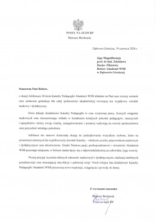 Zdjęcie nr 1 z galerii 20-lecie Pedagogiki Laudacje