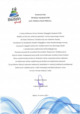 Zdjęcie nr 8 z galerii 20-lecie Pedagogiki Laudacje