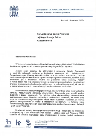 Zdjęcie nr 12 z galerii 20-lecie Pedagogiki Laudacje