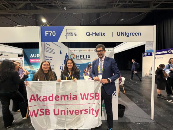 Zdjęcie nr 1 z galerii WSB University - Leader of the Q-Helix European Universities Alliance at EAIE 2026