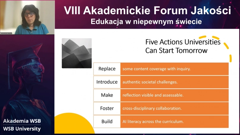 Zdjęcie nr 9 z galerii VIII Akademickie Forum Jakości za nami. Eksperci z Polski i zagranicy o edukacji w niepewnym świecie