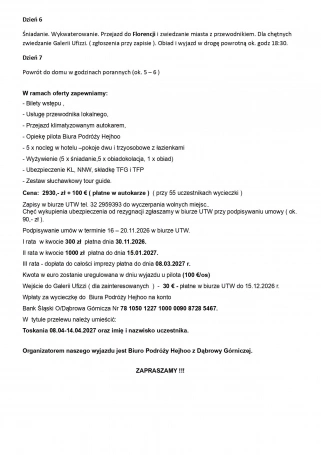 Zdjęcie nr 2 z galerii Toskania &ndash; włoska przygoda czeka! 8-14 kwietnia