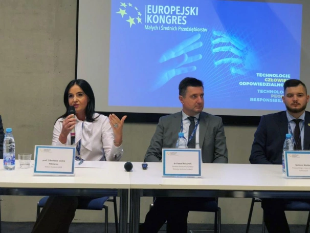 Zdjęcie nr 2 z galerii Europejski Kongres Małych i Średnich Przedsiębiorstw z udziałem ekspertów Akademii WSB