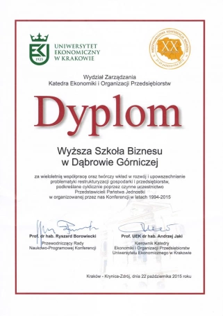 Zdjęcie nr 10 z galerii Konferencja Naukowa „Współczesne oblicza i dylematy restrukturyzacji”