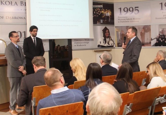 Zdjęcie nr 18 z galerii Kristopher Sanchez, przedstawiciel Gubernatora Nevady gościem WSB