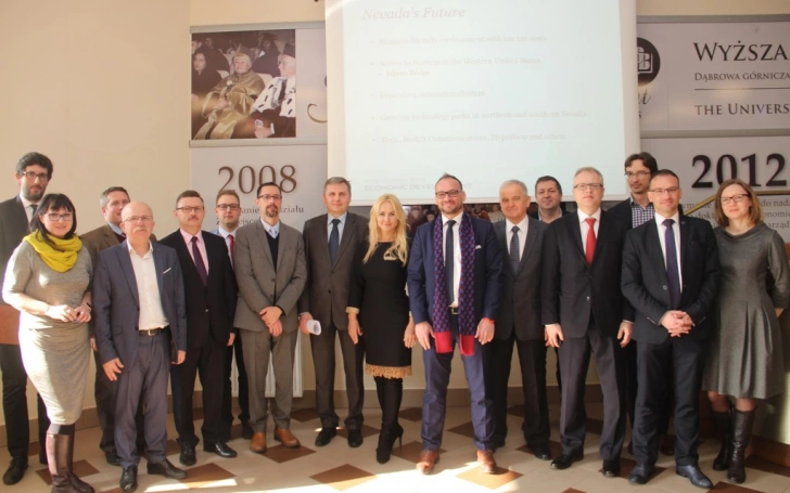 Zdjęcie nr 22 z galerii Kristopher Sanchez, przedstawiciel Gubernatora Nevady gościem WSB