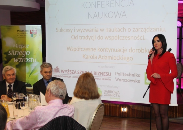 Zdjęcie nr 59 z galerii Konferencja "Sukcesy i wyzwania w naukach o zarządzaniu. Od tradycji do współczesności. Współczesne kontynuacje dorobku Karola Adamieckiego"