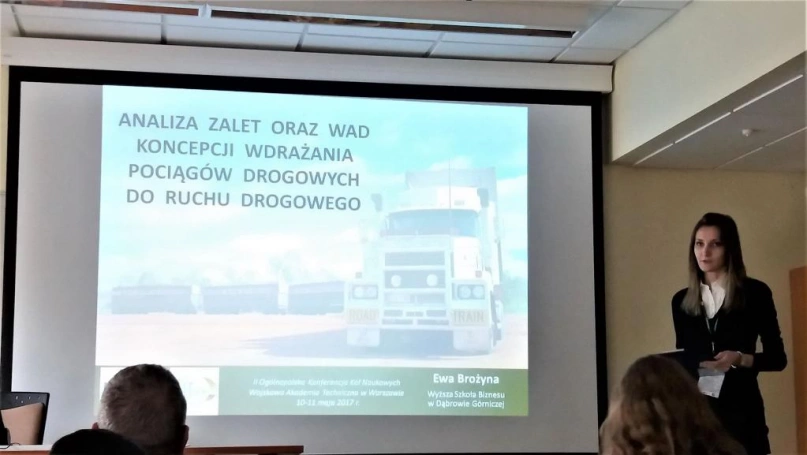 Zdjęcie nr 3 z galerii Referat studentki kierunku Logistyka zajął II miejsce na konferencji w Warszawie