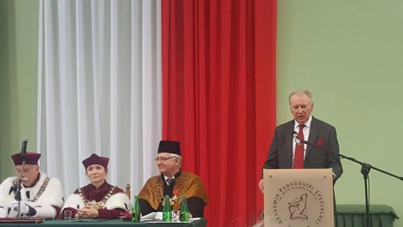 Zdjęcie nr 2 z galerii JM Rektor WSB złożyła gratulacje prof. Piotrowi Sztompce