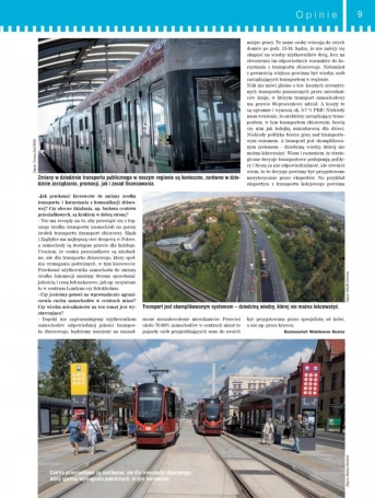 Zdjęcie nr 2 z galerii Transport szynowy a ustawa metropolitalna. Wywiad z prof. Markiem Sitarzem