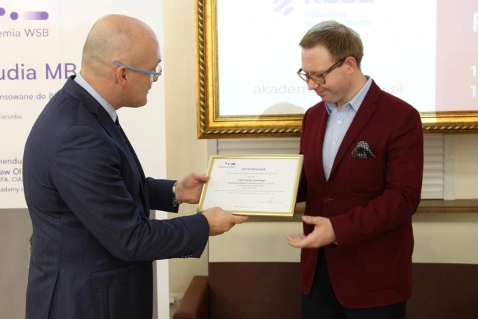 Zdjęcie nr 11 z galerii Kolejni członkowie w Radzie Ekspertów Akademii WSB