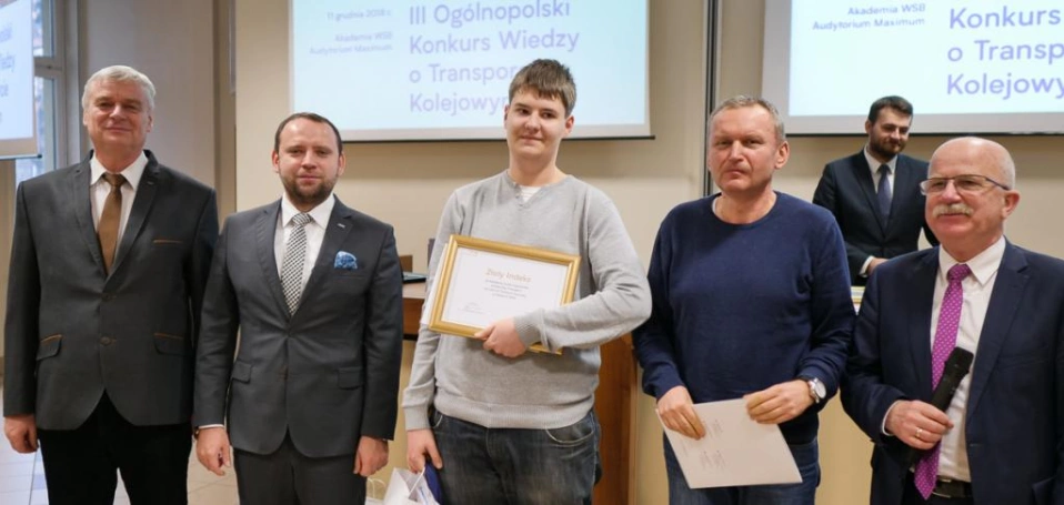 Zdjęcie nr 23 z galerii Złote Indeksy dla zwycięzców III Ogólnopolskiego Konkursu Wiedzy o Transporcie Kolejowym
