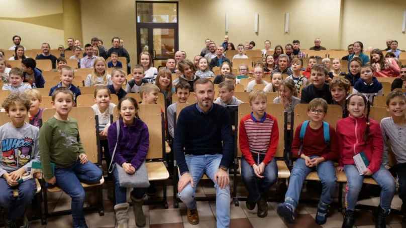 Zdjęcie nr 23 z galerii „Świat jest z klocków” – wykład dra Tomasza Rożka w Akademii WSB