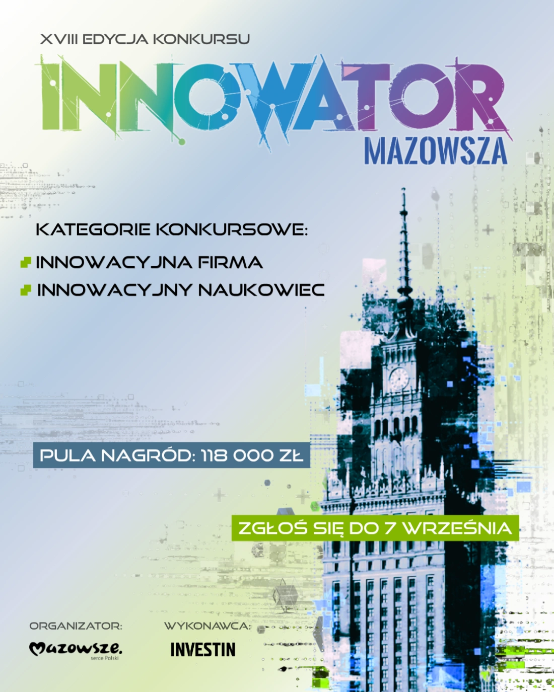 Rusza nab&oacute;r do kolejnej edycji konkursu &bdquo;Innowator Mazowsza&rdquo;!