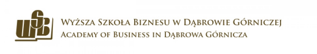 Logo Wyższej Szkoły Biznesu w Dąbrowie G&oacute;rniczej.