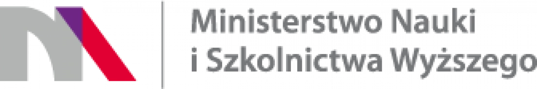 Logo Ministerstwa Nauki i Szkolnictwa Wyższego.