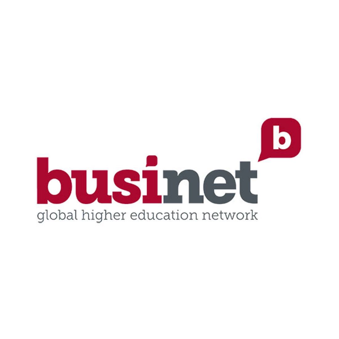 Logo sieci edukacji wyższej o nazwie "businet".