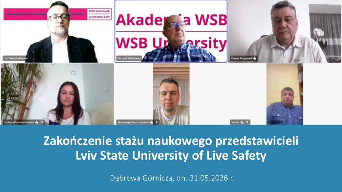 Staż naukowy przedstawicieli Lwowskiego Państwowego Uniwersytetu Bezpieczeństwa Życia