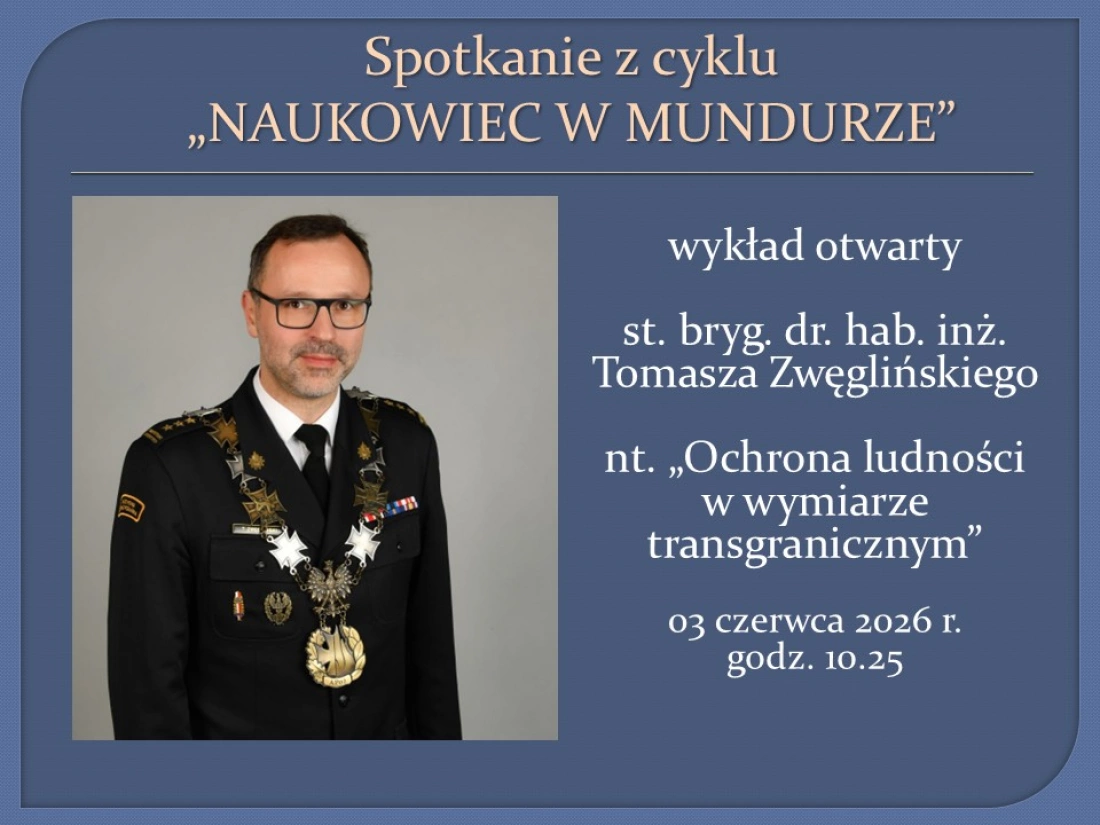 Wykład otwarty T. Zwęgliński