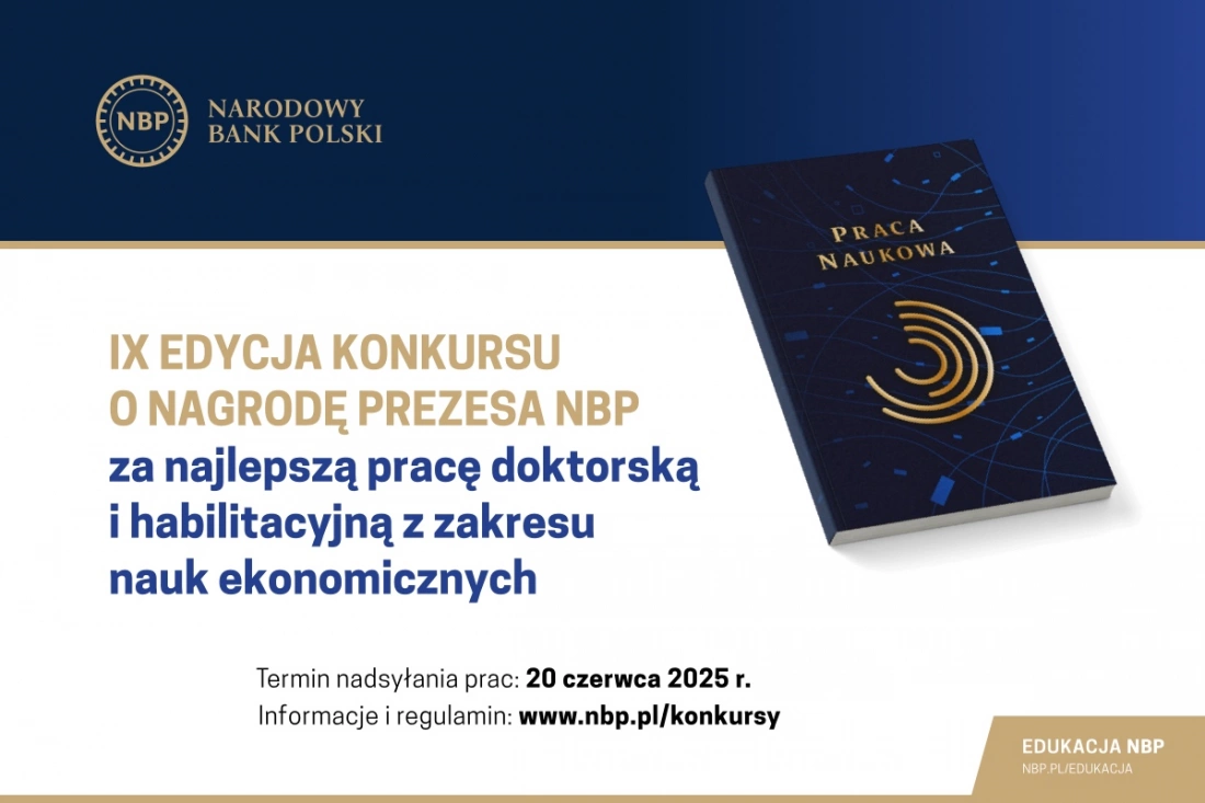 XVII edycja Konkursu o Nagrodę Prezesa NBP za najlepszą pracę magisterską z zakresu nauk ekonomicznych