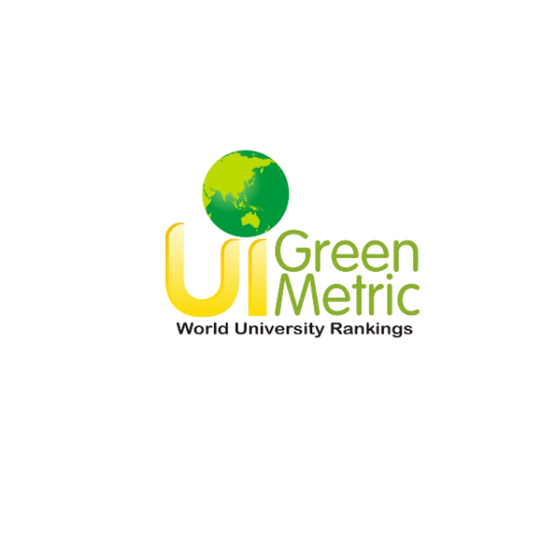 Logo z globusem, nazwą "Green Metric" oraz hasłem "World University Rankings".