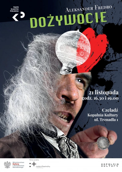 ilustracja aktualności: Przed nami spektakl A. Fredry "DOŻYWOCIE"