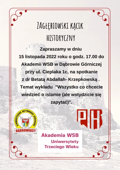 ilustracja aktualności: Zagłębiowski Kącik Historyczny 