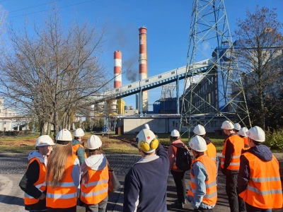ilustracja aktualności: Wizyta studyjna Elektrownia CEZ Skawina