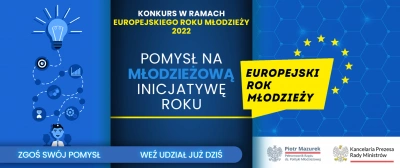 ilustracja aktualności: Zaproszenie do udziału w konkursach w związku z Europejskim Rokiem Młodzieży