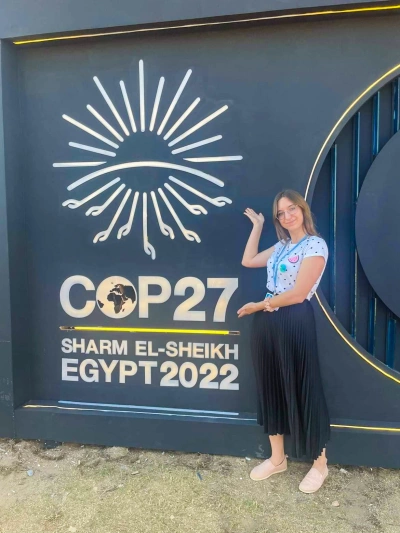 ilustracja aktualności: Our student Kamila at COP27