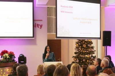 ilustracja aktualności: Uroczyste spotkanie wigilijno-noworoczne w Akademii WSB