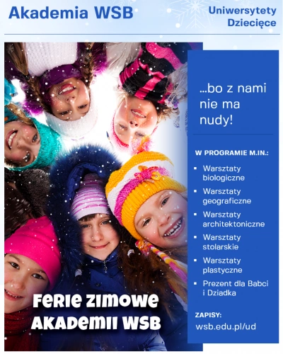 ilustracja aktualności: Ferie z Akademią WSB 
