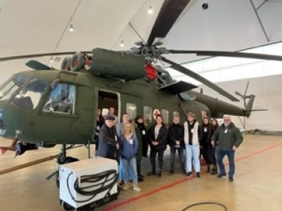 ilustracja aktualności: Wizyta studyjna w Lotniskowej Służbie Ratowniczo Gaśniczej Kraków Airport.