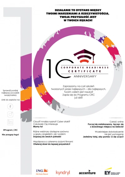 ilustracja aktualności: 10 edycja Programu CRC - zapisy do 17 lutego!