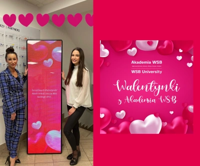 ilustracja aktualności: Uroczyste obchody Walentynek w Akademii WSB!