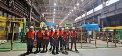 ilustracja aktualności: Wizyta studyjna w Hucie im. Tadeusza Sendzimira studentów z Koła Naukowego HYBRYDA